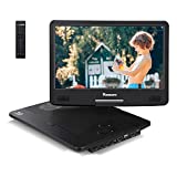 NAVISKAUTO 13.3'' Portable Blu-Ray Player with HDMI Input & HDMI Output, Portable Blu-Ray DVD Player with Rechargeable Battery Support USB/ SD Card, 1080P Video, Dolby Audio, AV in & Out, Last Memory