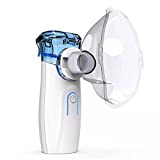 Portable Nebulizer, Handheld Mesh Nebulizers Cool Mist Steam Inhaler for Moisture, USB/Battery Operated Mini Nebulizer Machine for Home Office Travel Use