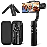Gimbal Stabilizer for Smartphone, 3-Axis Phone Gimbal for Android and iPhone 13 12 11 PRO MAX, Stabilizer for Video Recording with Face Object Tracking, 600° Auto Rotation - Hohem iSteady Mobile Plus