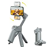 MOZA Mini-MX Gimbal Stabilizer 3 Axis All-in-one Foldable Handheld Gimbal Compatible with iPhone&Android for Travel Vlog Live Youtuber Smart Gesture Control