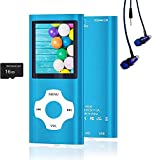 MP3 Player, Frehovy Music Player with 16GB Memory SD Card with Photo/Video Play/FM Radio/Voice Recorder/E-Book Reader