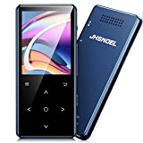 JHSNOEL 64GB MP3 Player with Bluetooth 5.2,Build-in Speaker/Voice Recorder/E-Book/HiFi Sound/Touch Button/Pocket Walkman(Earphone,Micro SD Card,Included)