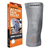 Incrediwear Knee Sleeve – Knee Brace for Joint Pain Relief & Swelling, Knee Support For Women and Men for Working Out, Running and Muscle Pain Relief, Fits 12'-14' Above Kneecap (Grey, Medium)
