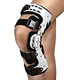 NEENCA Unloader ROM Knee Brace, Hinged Immobilizer for ACL, MCL, PCL Injury - Orthosis Stabilizer for Women and Men. Adjustable Recovery Support for Orthopedic Rehab, Post Op, Meniscus Tear, Arthritis (Left Leg (one size fits all))