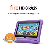Fire HD 8 Kids tablet, 8' HD display, ages 3-7, 32 GB, Purple Kid-Proof Case