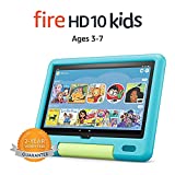 Fire HD 10 Kids tablet, 10.1', 1080p Full HD, ages 3–7, 32 GB, Aquamarine