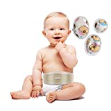 Baby Hernia Belt Belly Button Band Umbilical Truss Newborn Belly Band Button Wrap Baby Adjustable Navel Band Abdominal Binder for Children Medium