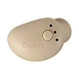 GoNovate G11 Bluetooth Earpiece Wireless Earbud Mini Invisible Headphone, 6 Hrs Playtime Magnetic USB Charger Smallest Headset Single Car Earphone with Mic for iPhone Samsung Galaxy (Beige-1 Piece)