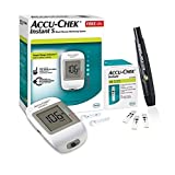 Accu-Chek Instant S Glucometer with Free Test Strips, 10 Count (White)