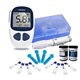 Blood Glucose Monitor, Carejoy Electronic Glucometer Digital Handheld Diabetes Test Meter Monitor Kit with 50 Free Test Strips, Lancets