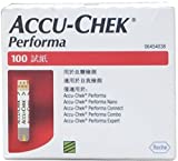 Accu-Chek Performa 100 Test Strips Without 222 Code Chip For Glucometer(White)