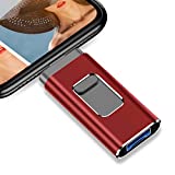 iPhone Flash Drive 1TB, iPhone Memory Stick, iPhone Photo Stick External Storage for iPhone/PC/iPad/More Devices with USB Port ( RED1TB)