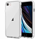 JETech Case for iPhone SE 3/2 (2022/2020 Edition), iPhone 8 and iPhone 7, 4.7-Inch, Shockproof Bumper Cover, Anti-Scratch Clear Back (Clear)