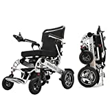 Intelligent Folding Electric Wheelchair for Adults, Lightweight Foldable Powered Wheelchair, Power Wheelchair, Portable Folding Carry Wheelchair, Durable Wheelchairs