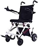 Super Lightweight Foldable Electric Wheelchair, Powered Motorized Wheelchair for Indoor Outdoor Home Travel, Weight with Battery 40 lbs (Model 1)