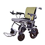 Rubicon World's Lightest (only 30lbs) Foldable Electric Wheelchair, Travel Size, User-Friendly.