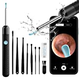 Ear Wax Removal, Ear Cleaner with Camera, Ear Wax Removal Tool with 1080P, Ear Camera Otoscope with Light, Ear Wax Removal kit for iPhone, iPad, Android Phones