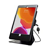 Desktop Anti-Theft Stand – CTA Kiosk Stand with Stylus, Tether, and Aluminum Enclosure for iPad 7th/ 8th/ 9th Gen 10.2,” iPad Air 3, & iPad Pro 10.7” and More (PAD-DASB) - Black