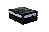 Odyssey FFX2RCDJBL Flight Fx2 Series Large format Tabletop CD/Digital Media Player Case with Front and Right Side LED Panel