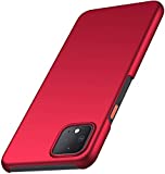 Phone Case for Google Pixel 4 XL [Scratchproof] [Durable Premium Plastic] [Ultra Thin] [Silky Feel] Slim Protective Hard Cover for Google Pixel 4 XL (Red)