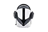 MYJK Clip On VR Headphones Accessories for Oculus Quest 2 Headset- Improved Sound Quality with Stereo and Bass - Fit only Stock Strap and Elite Strap - NOT Fit Third Party Straps(for Quest 2)