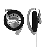 Koss KSC75 Portable Stereophone Headphones, Single, Standard Packaging White/Gray