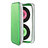 UENTIP 96 Capacity CD Case,CD/DVD Book,Hard Plastic CD Organizer CD Holders Storage Cases(96, green)