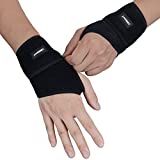CERBONNY Carpal Tunnel Wrist Brace ,2Pack Wrist Support Brace Adjustable Wrist Strap Reversible Wrist Brace for Sports Protecting/Tendonitis Pain Relief/Carpal Tunnel/Arthritis-Right&Left