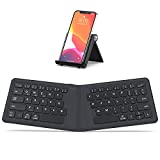 Foldable Bluetooth Keyboard, iClever BK06 Portable Wireless Keyboard, Folding Bluetooth Keyboard for Laptop, iPad, iPhone, Android Devices, Windows Tablets and Travel
