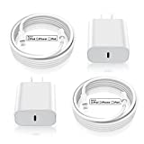 Apple Fast Charger, Apple MFi Certified 2 Pack 20W iPhone Fast Charger with USB C to Lightning Cable 6Ft, Super Charger Block for iPhone Compatible with iPhone 13/12/12 Mini/12 Pro/12 Pro Max/11/ iPad