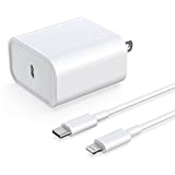 [Apple MFi Certified] iPhone Fast Charger, 20W USB C Power Delivery Wall Charger Plug with 6ft Type C to Lightning Cable Quick Charging Data Sync Cord for iPhone 13 12 11 Pro Max Mini Xs Xr X 8 iPad