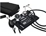 ADC - 778-603-11ABK Pro's Combo III Adult Pocket Aneroid/Clinician Scope Kit with Prosphyg 778 Blood Pressure Sphygmomanometer and Adscope 603 Stethoscope with Carrying Case, Black