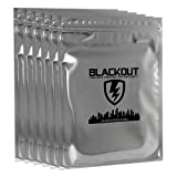 BLACKOUT Faraday Cage Bag EMP Bags Premium Ultra Thick 12pc Prepping Kit 5' X 7' Smartphones Hard Drives RFID