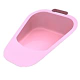 Dynarex Plastic Bed Pans - For Fracture or Hip Replacement, Mauve, Pack of 2