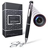 Hidden Spy Camera Pen 1080p - Nanny Camera Spy Pen Full HD Loop Recording or Picture Taking - Hidden Security Cam with Wide Angle Lens, Discrete Rechargeable