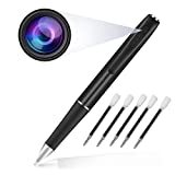 Hidden Spy Camera Pen, HD 1080P Video Nanny Spy Camera Pen Full HD Loop Video or Picture Taking, Hidden Security Cam with Wide Angle Lens, Discrete Rechargeable