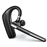 Bluetooth Headset - Wireless Headset with Microphone Noise Cancelling 90 Days Standby/110H Talktime, Bluetooth Earpiece for Cell Phone/PC Tablet/Laptop Computer, Headphones for Trucker/Driver/Business
