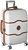 DELSEY Paris Chatelet Hardside Luggage with Spinner Wheels, Champagne White, Carry-on 21 Inch, with Brake
