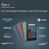 Fire 7 tablet, 7' display, 16 GB, latest model (2019 release), Black