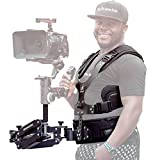 DF DIGITALFOTO Thanos Pro Video Camera Gimbal Support Vest Stabilizer System with Adapter Arm 5.5-26 lbs Compatible with ZHIYUN Crane 3S/FeiyuTech Scorp Pro Gimbal