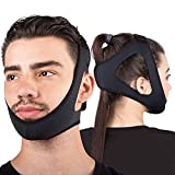 Sleep Legends Anti Snoring Chin Strap - Snore Reduction with New Adjustable Hook ‘N Loop Strap