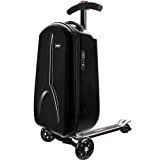 Scooter Luggage for kids and adult, 50L Boarding luggage, Light & Strong Travel Luggage Carry On Suitcase Foldable Trolley Case Bags for Travel, Business and School