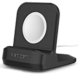 Spigen S350 Stand Designed for Apple Watch Charger Stand Series 7/6/SE/5/4/3/2/1 (45mm,44mm,42mm,41mm,40mm,38mm) Durable TPU with Non-Slip Stable Base - Black