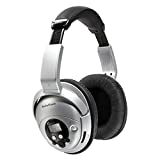RadioShack Digital AM/FM Stereo Headset – FM Headphones with 20 Channel Presets and E-Bass Function, Includes Option to Use as Wired Headphone Set – Ideal for Commuting, Walking, Mowing