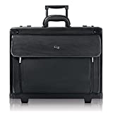 Solo Classic Collection 16 Inch Laptop Rolling Catalog Case, Black (PV78-4)