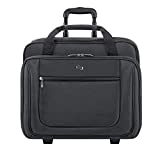 Solo New York Bryant Rolling Bag with Wheels, Fits Up to 17.3-Inch Laptop, Black, 14' x 16.8' x 5'
