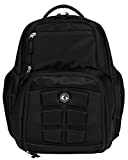 6 Pack Fitness Expedition 300 Backpack W/Removable Meal Prep Management System 3 - Meal Stealth (Black/Black)