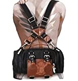 Attack on Titan schoolbag Eren cosplay backpack mechanical operator bag，Shoulder bag and backpack can be switched freely