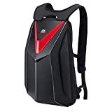 Kemimoto Motorcycle Backpack Hard Shell Pack Helmet Backpack Motorcycle Hardshell Backpack Expandable Large Capacity Riding Bag Water Resistant Lightweight For Motorcycle Riding Work Gym Bag