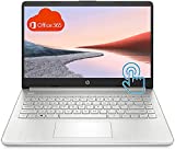 HP Premium Laptop (2021 Latest Model), 14' HD Touchscreen, AMD Athlon Processor, 8GB RAM, 192GB SSD, Long Battery Life, Online Conferencing, Natural Silver, Win 10 with 1 Year of Microsoft 365